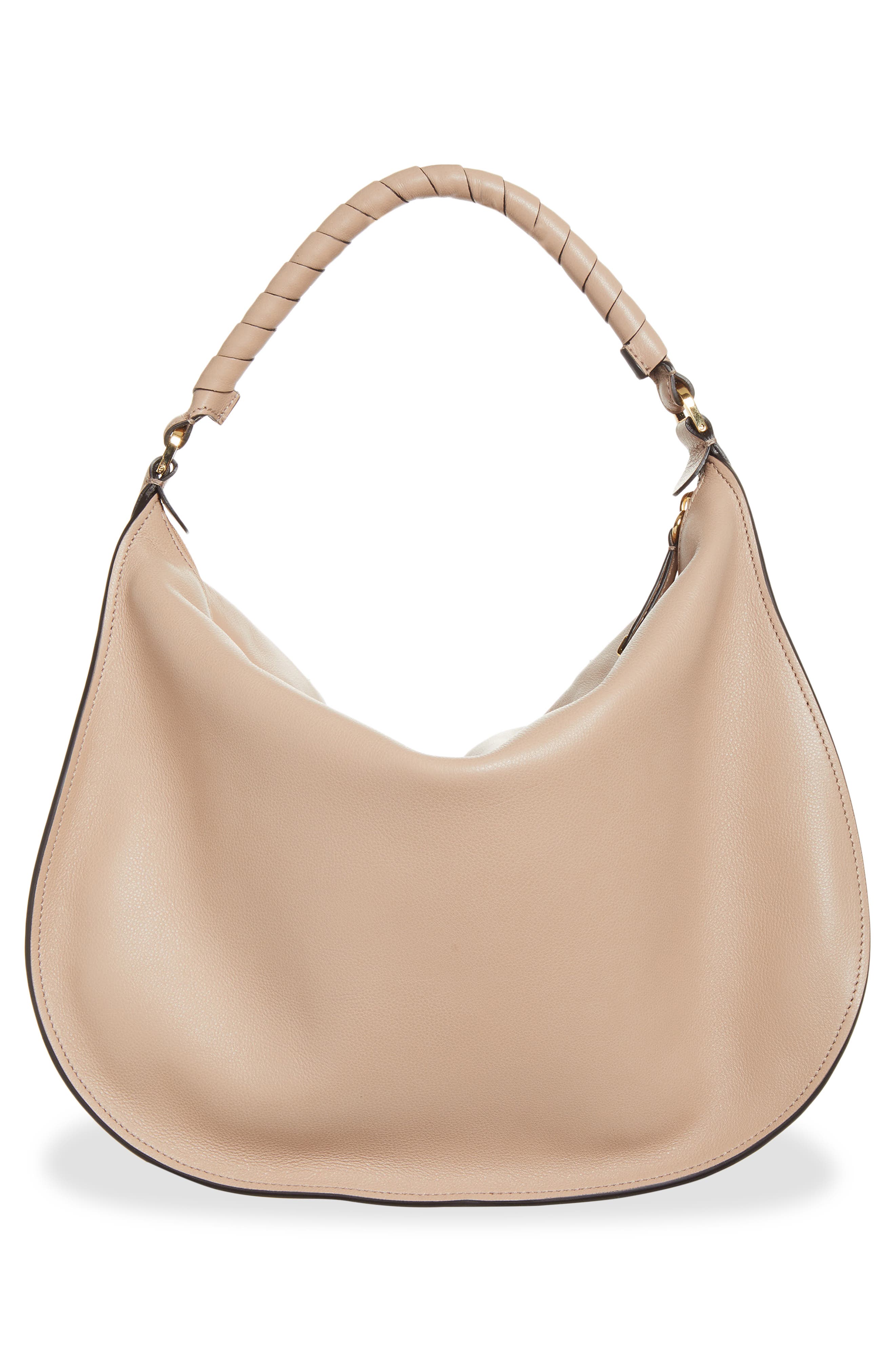 Chloé Medium Marcie Suede Shoulder Bag, Alternate, color, Woodsmoke