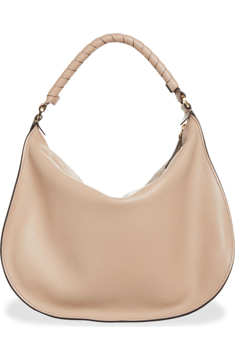 Chloé Medium Marcie Suede Shoulder Bag, Alternate, color, Woodsmoke