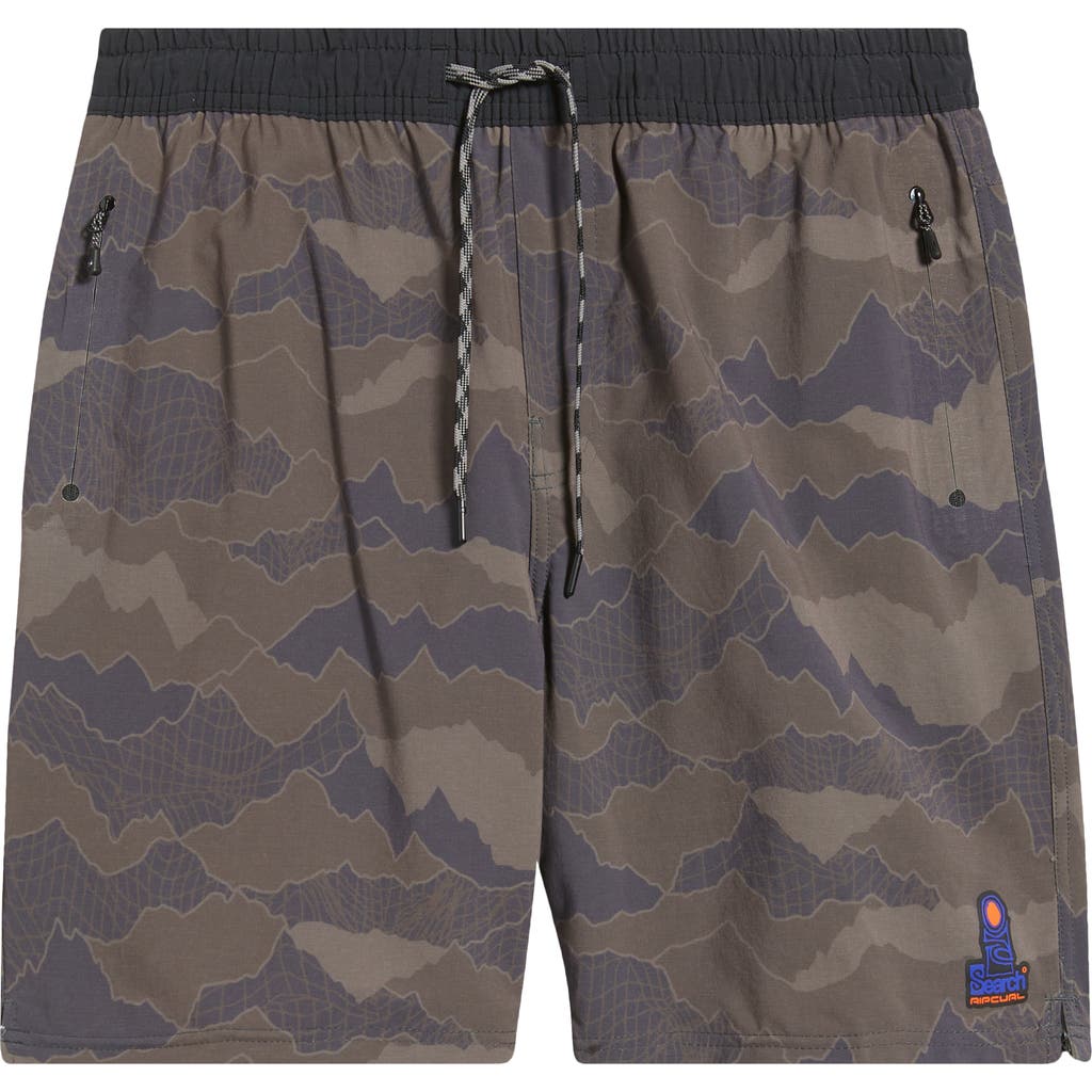 Rip Curl The Search Volley Water Repellent Board Shorts In Multi