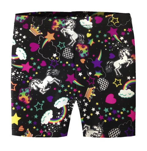 Girls Printed Novelty Bike Shorts