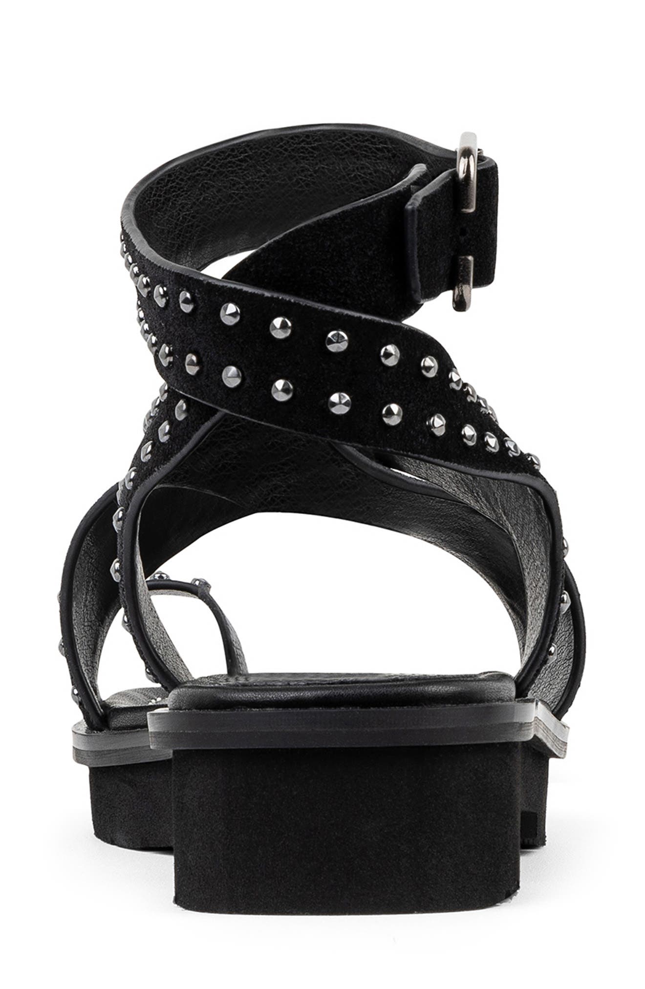 Donald Pliner Thalita Toe Loop Sandal, Alternate, color, Black