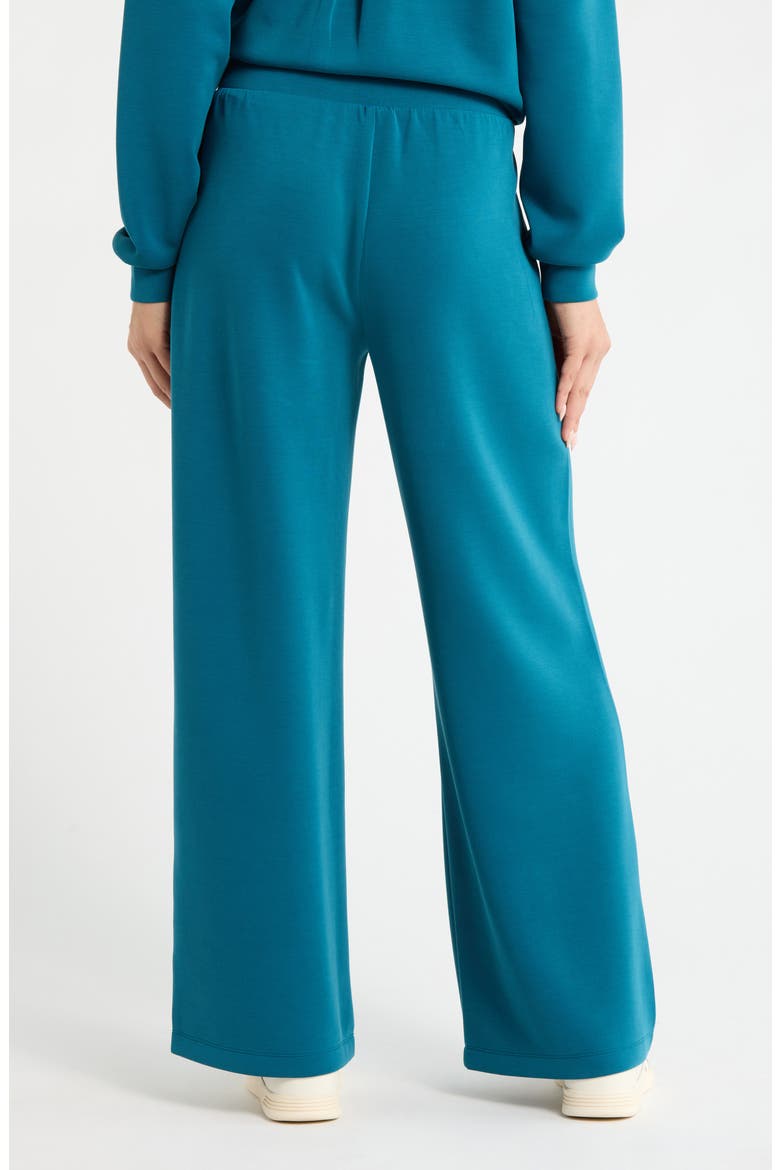 Ultra Soft High Waist Straight Leg Pants, Alternate, color, TEAL SEAGATE