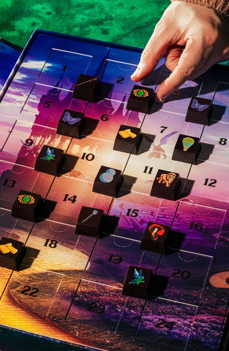 COMPARTES 'Wicked: For Good' Chocolate Advent Calendar, Alternate, color, Green Tones