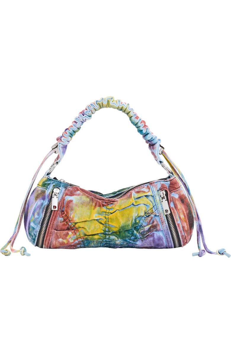 Desigual Denim Crossbody Bag, Main, color, Rainbow Multi