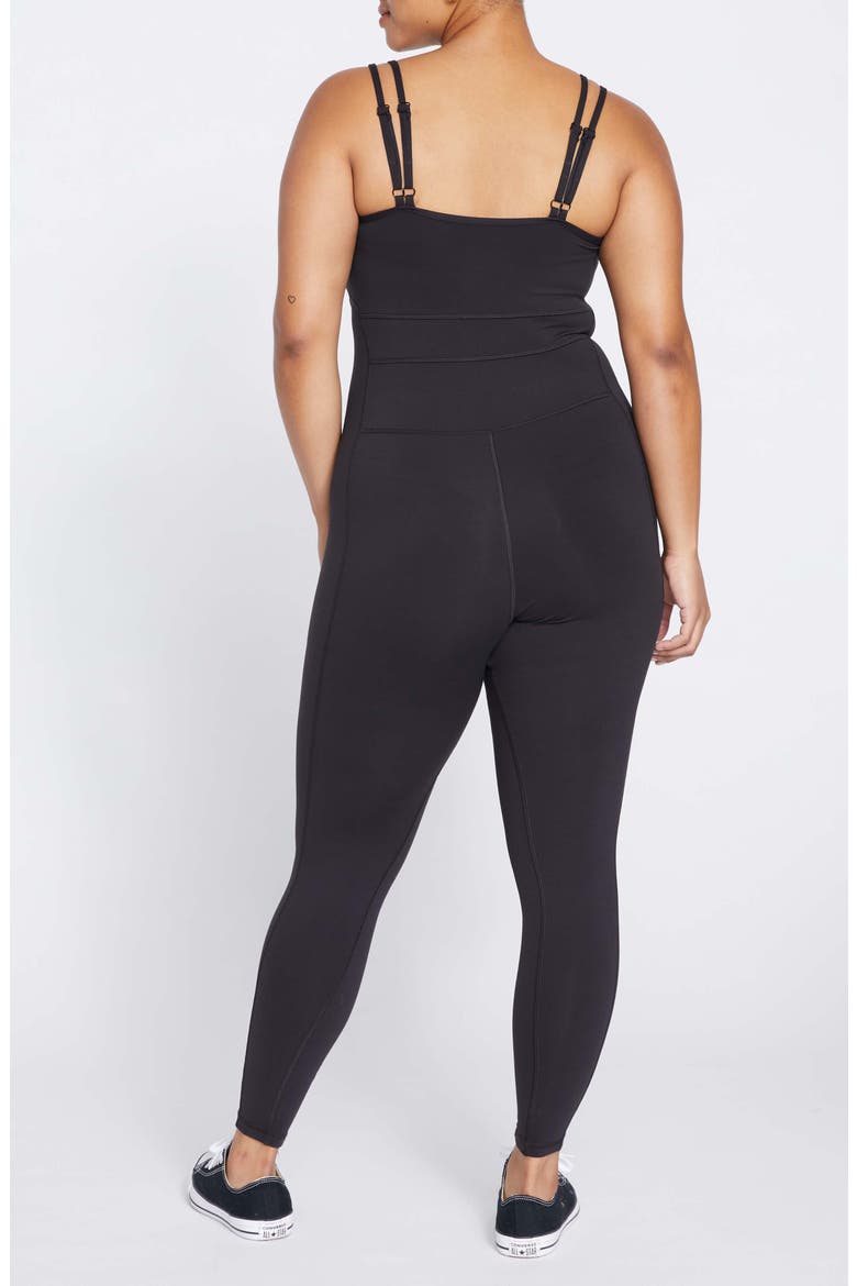 Next to Nake Jumpsuit, Alternate, color, BLACK