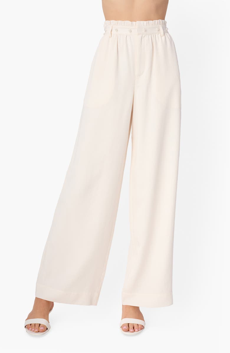 CAMI NYC Hudson Wide Leg Pants, Main, color, Ceramic