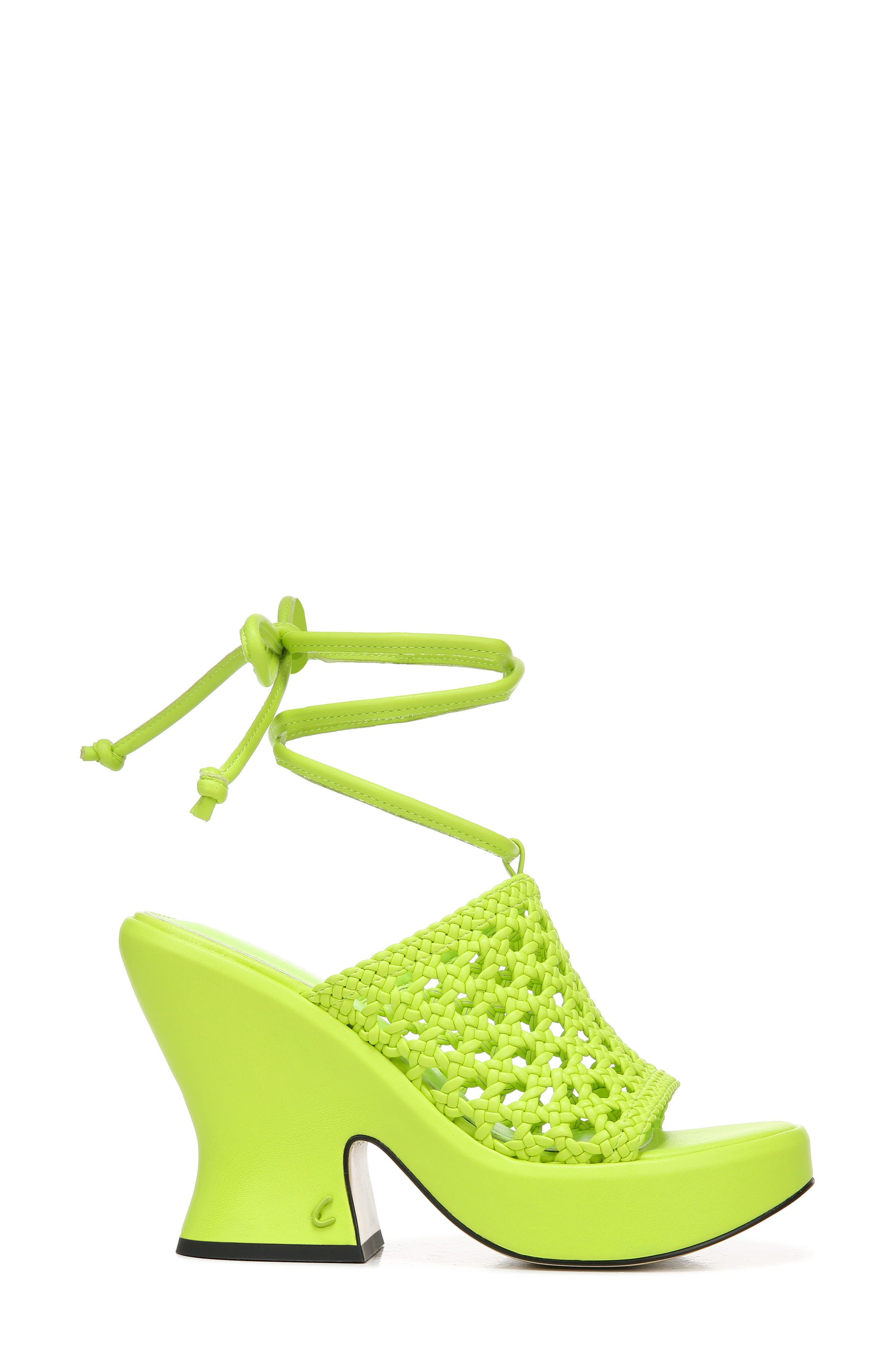 Circus NY by Sam Edelman Paislie Ankle Tie Sandal, Alternate, color, Wasabi