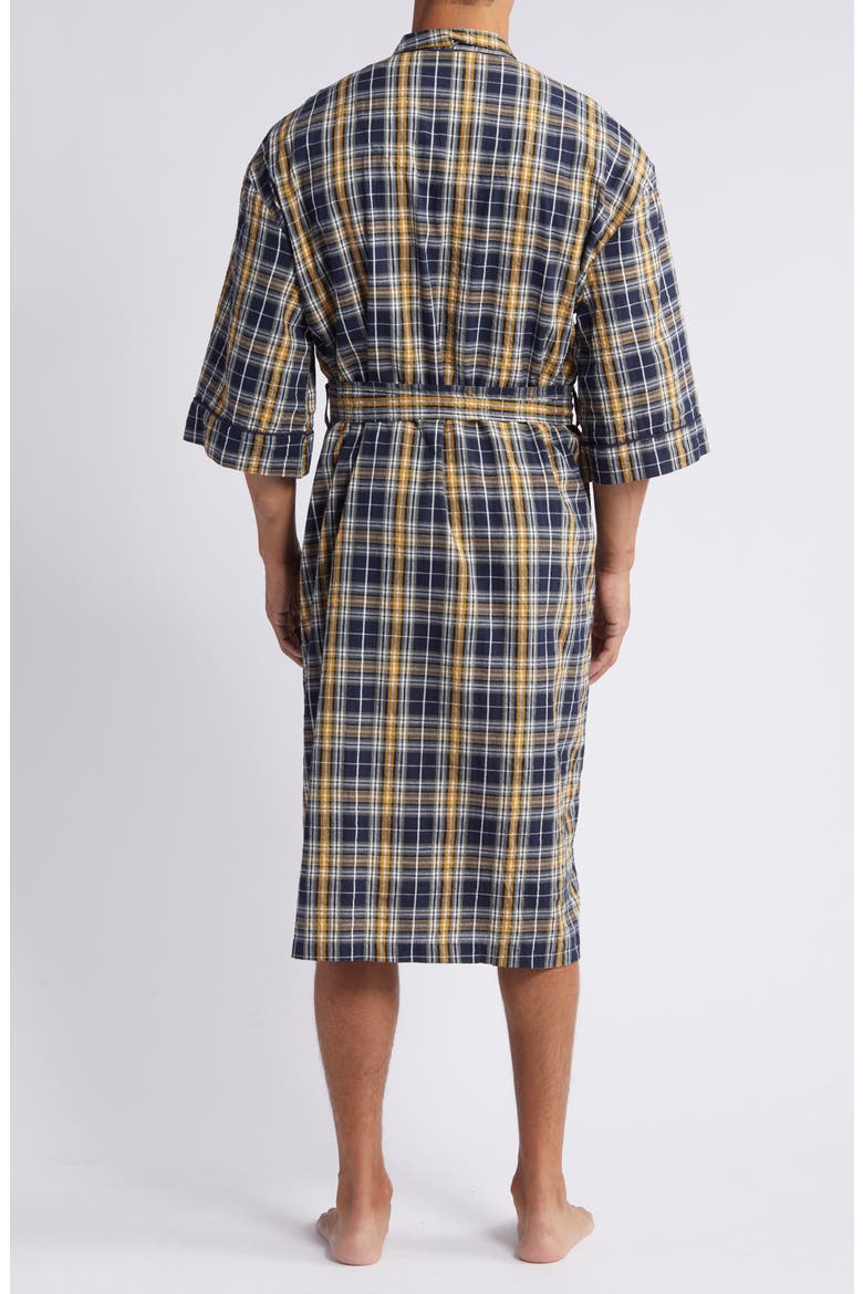 Sun Daze Plaid Robe, Alternate, color, SUNNY BLUE