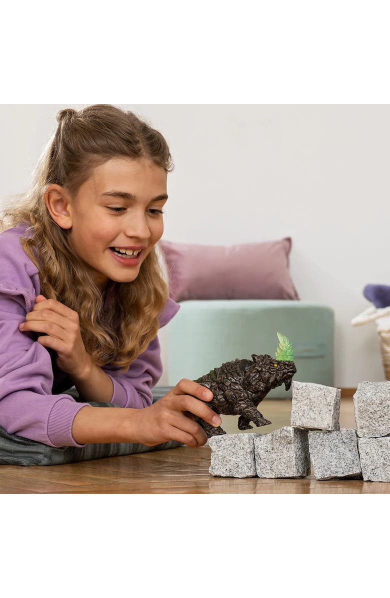 Schleich Eldrador Creatures Battle Rhino Fantasy Action Figure, Alternate, color, Multicolored