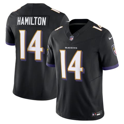 Men's Nike Kyle Hamilton Black Baltimore Ravens Alternate  Vapor F.U.S.E. Limited Jersey