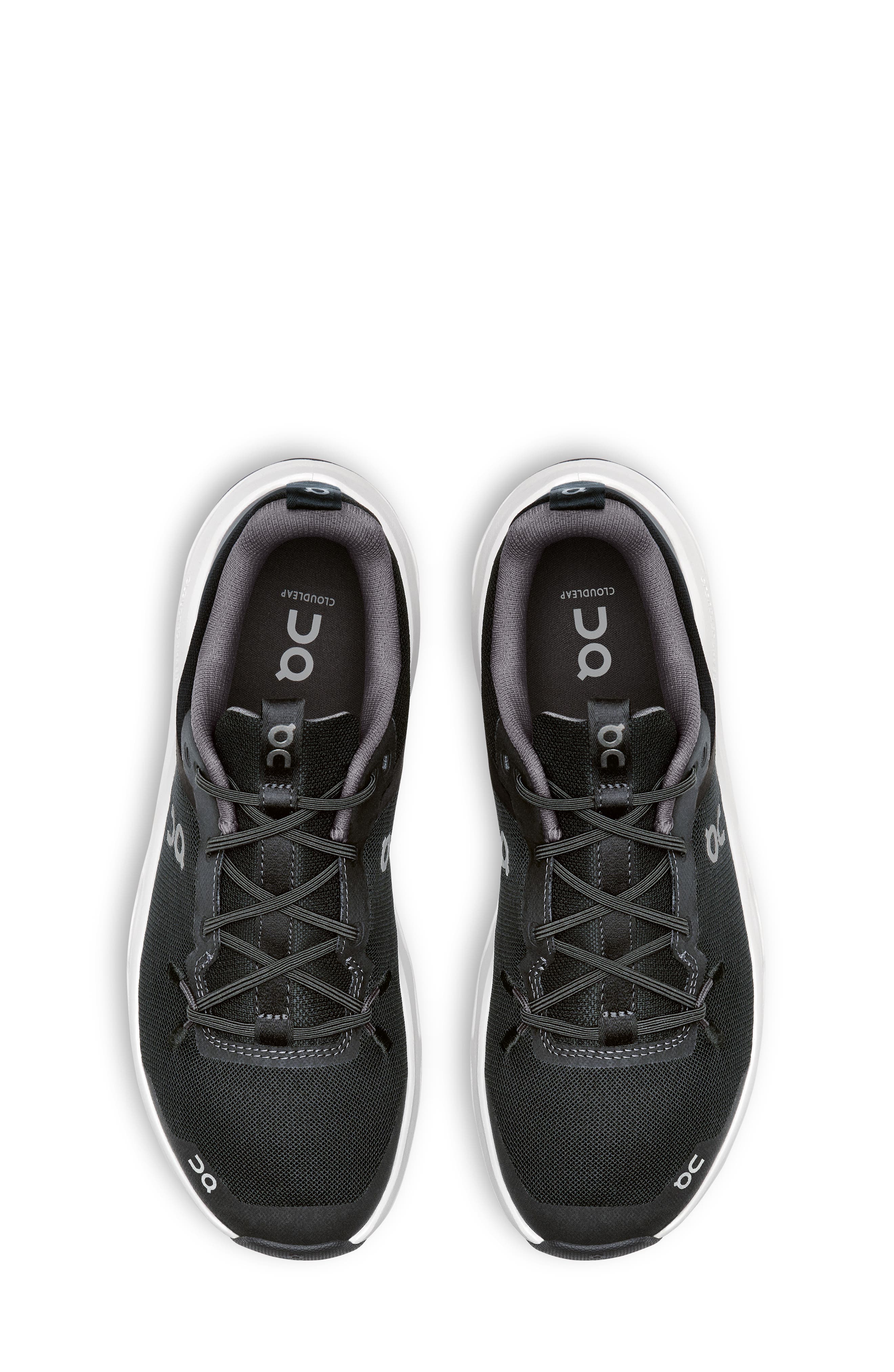 On Kids' Cloudleap Sneaker, Alternate, color, Black/ White