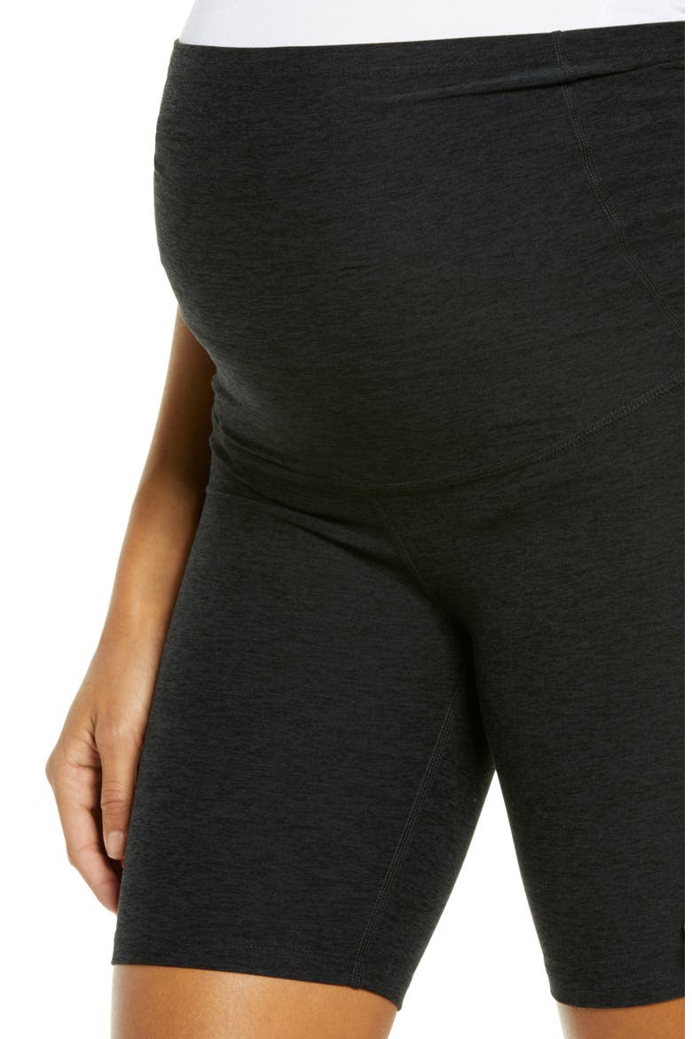 Love the Bump Maternity Bike Shorts, Alternate, color, DARKEST NIGHT