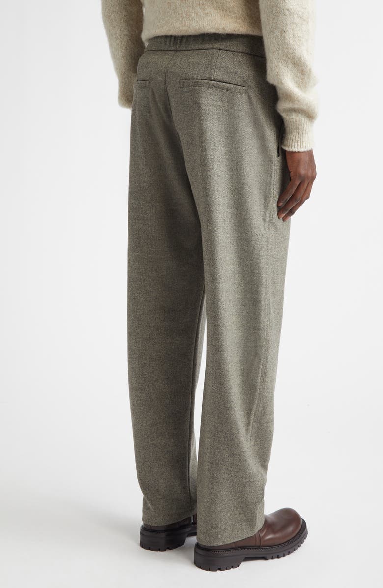 De Bonne Facture Lounge Merino Wool Trousers, Alternate, color, Fontainebleau Grey
