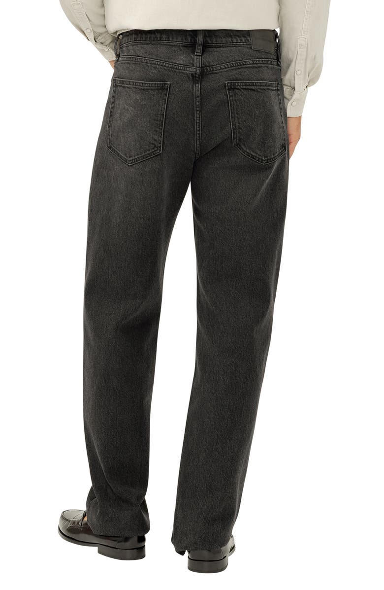 Silver Jeans Co. Relaxed Straight Leg Jeans, Alternate, color, Onyx