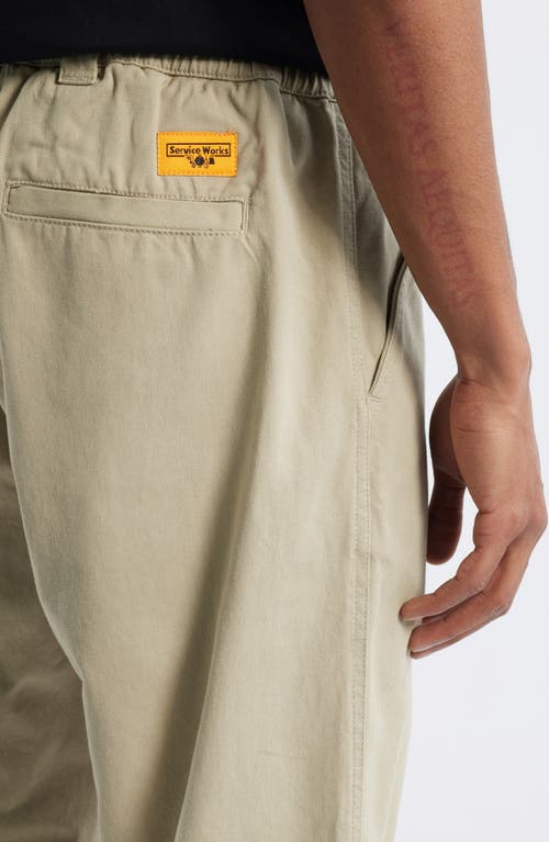 Service Works Drill Cotton Waiter Pants In Khaki