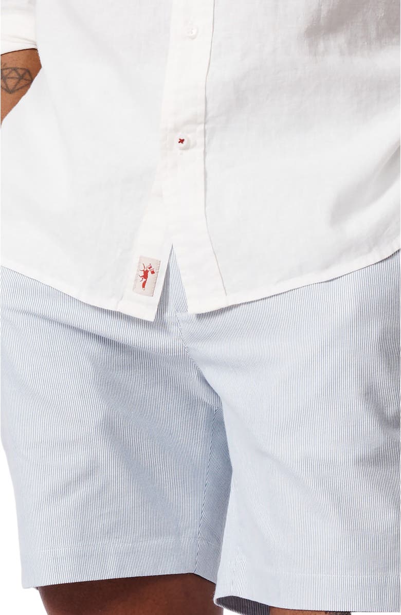 Aubin Grainsby Linen Cotton Relaxed Shirt, Alternate, color, White