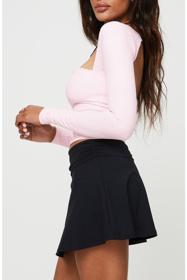 Adella Square Neck Cutout Top, Alternate, color, PINK