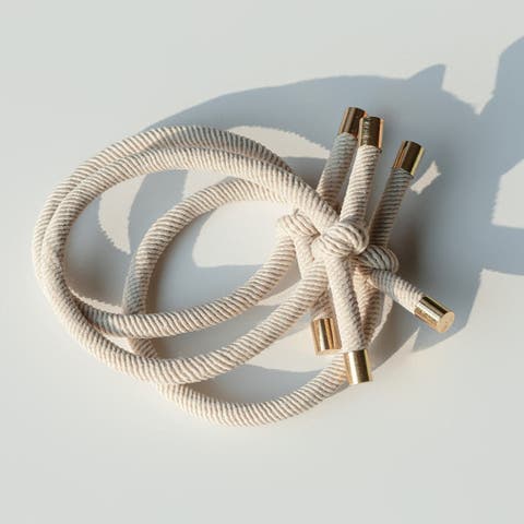 Knotty Girl Hair Tie - Black - Set of 3