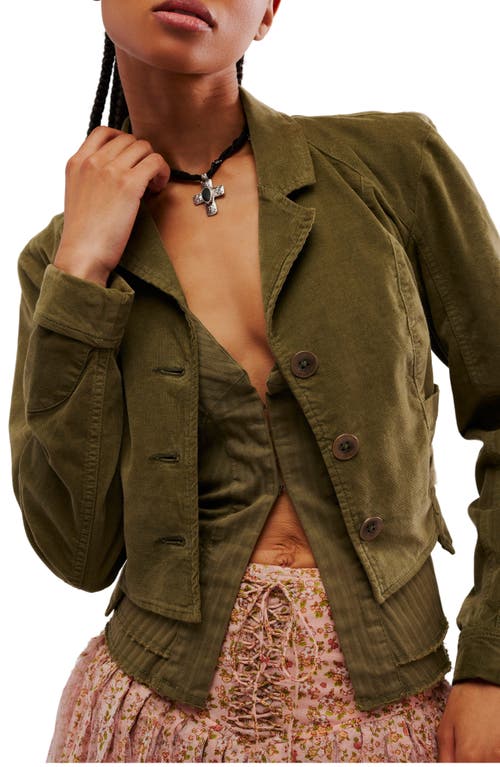 FREE PEOPLE FREE PEOPLE ORLY CORDUROY BLAZER & VEST