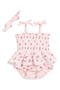 Smocked Bubble Bodysuit & Headband Set