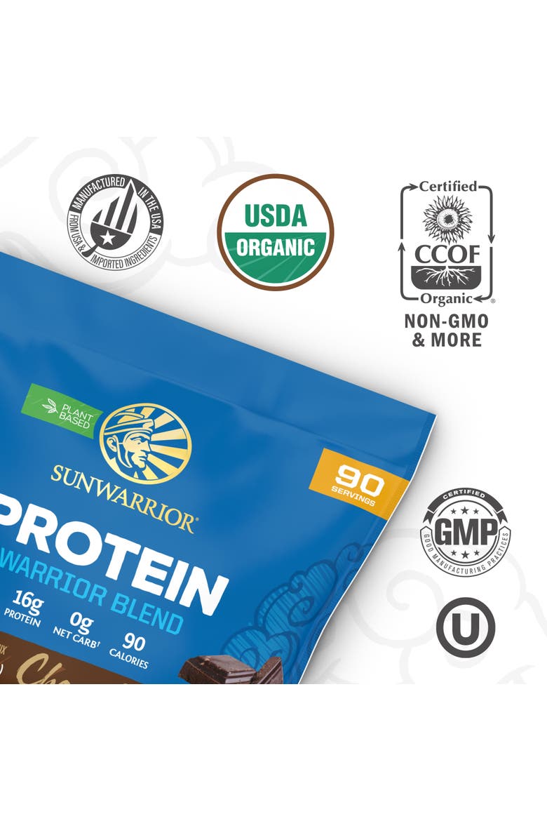 Organic Warrior Blend Protein Powder, Chocolate, 2.25kg, Alternate, color, No Color