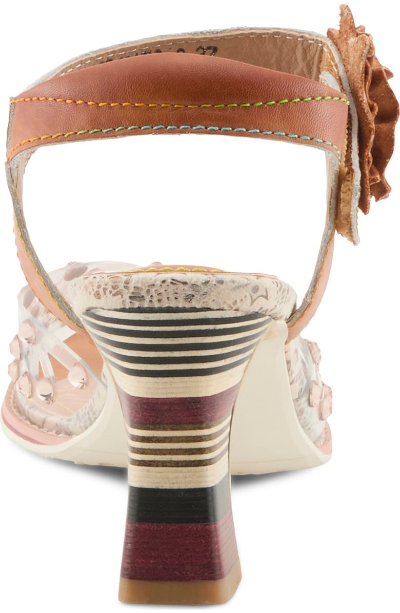 L'Artiste by Spring Step Sassylady Ankle Strap Sandal, Alternate, color, Camel Multi