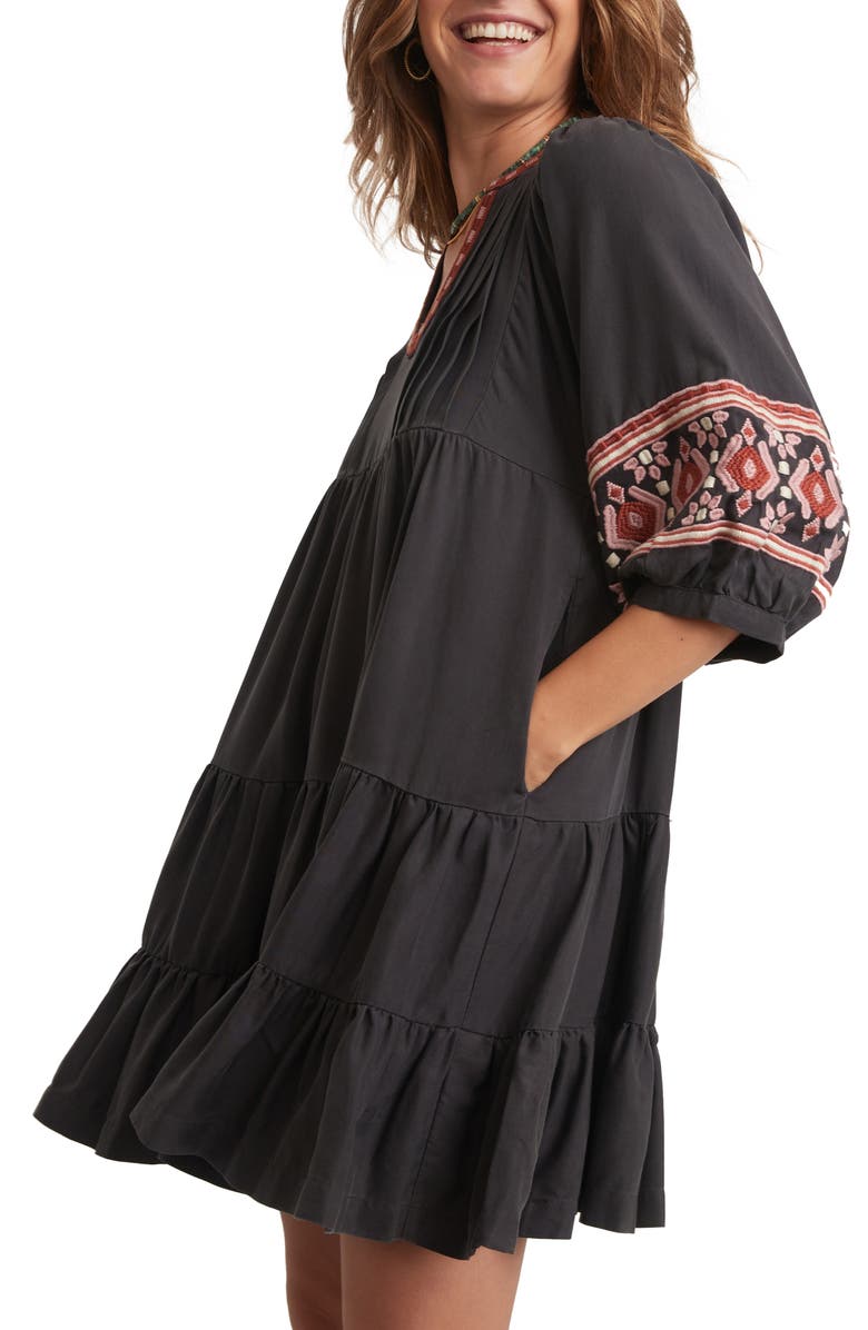 Marine Layer Olema Embroidered Minidress, Alternate, color, 