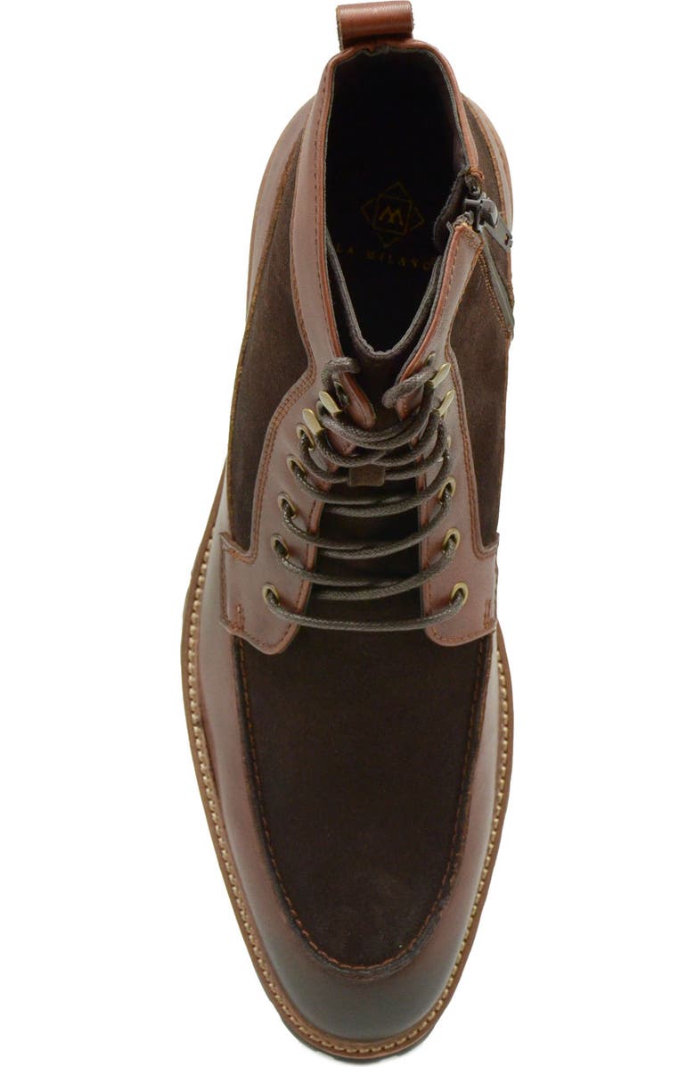La Milano Hearth II Combat Boot, Alternate, color, Brown