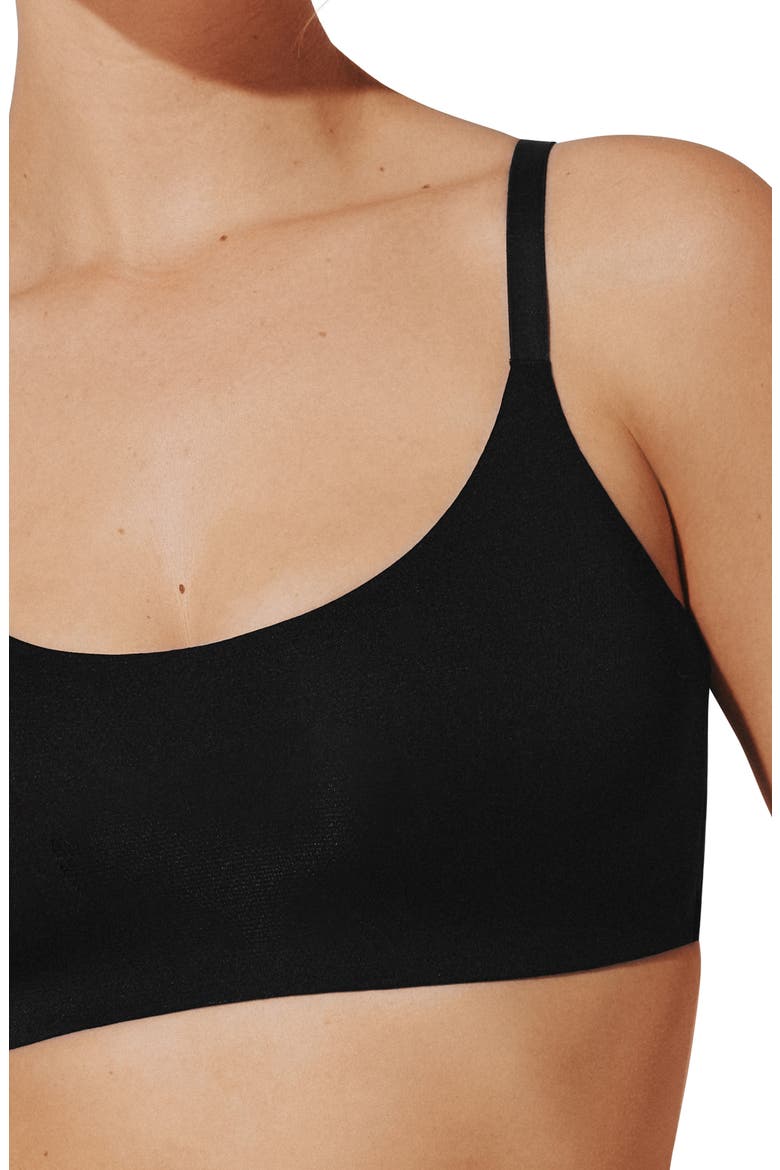 Thermoregulating TempSync™ Wireless Scoop Bra, Alternate, color, BLACK
