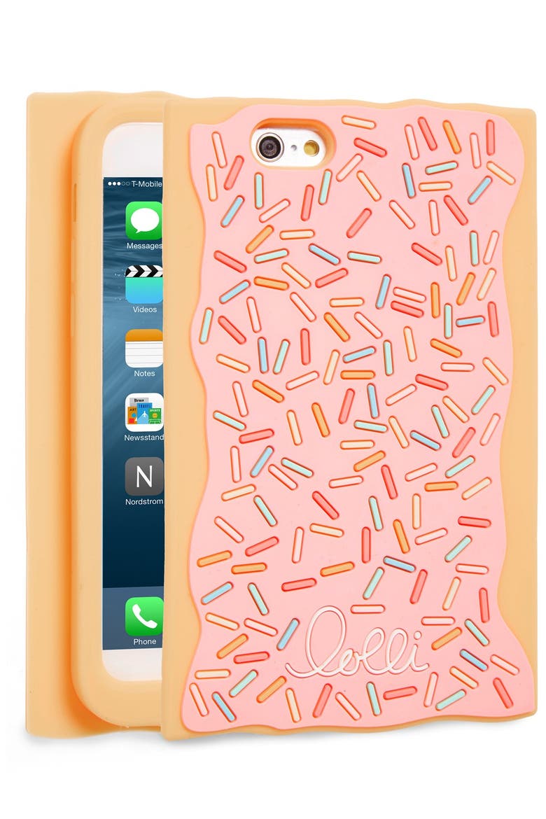 'Sprinkly Snack' iPhone 6 & 6s Case, Main, color, PINK