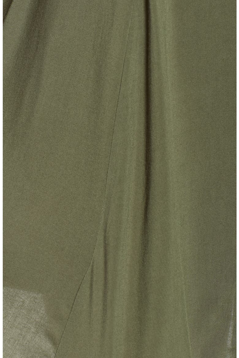 Button Front Skirt, Alternate, color, THYME