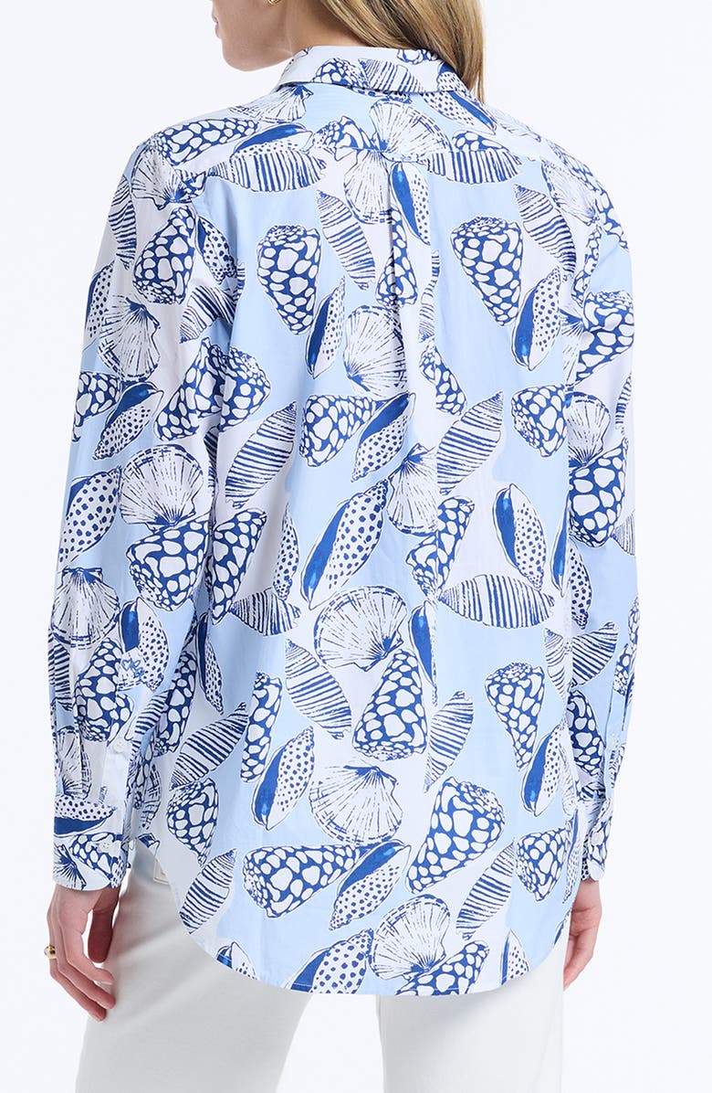 Robert Graham Carrie Long Sleeve Woven Shirt, Alternate, color, Blue