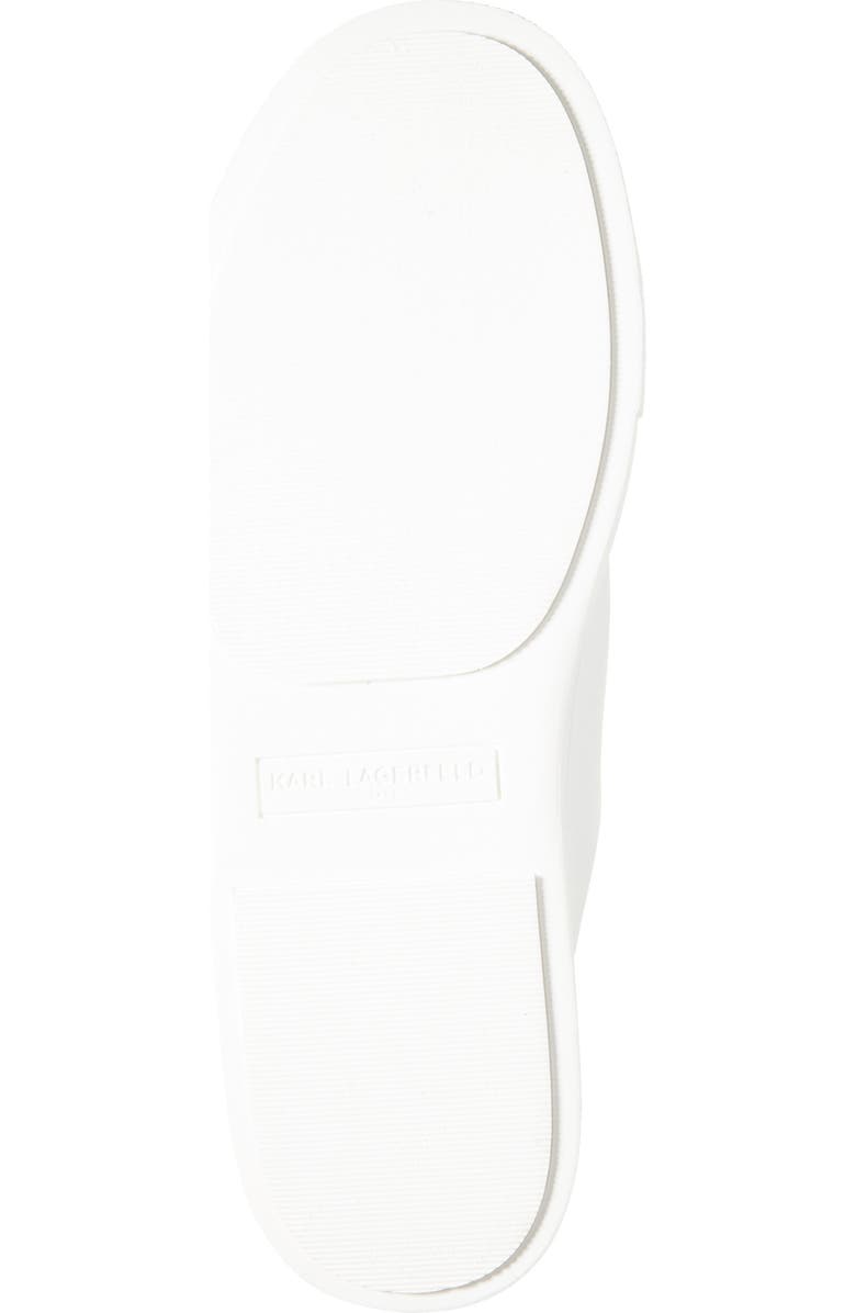 KARL LAGERFELD PARIS Capree Karl Choupette Low Top Sneaker, Alternate, color, White/ Blush Combo