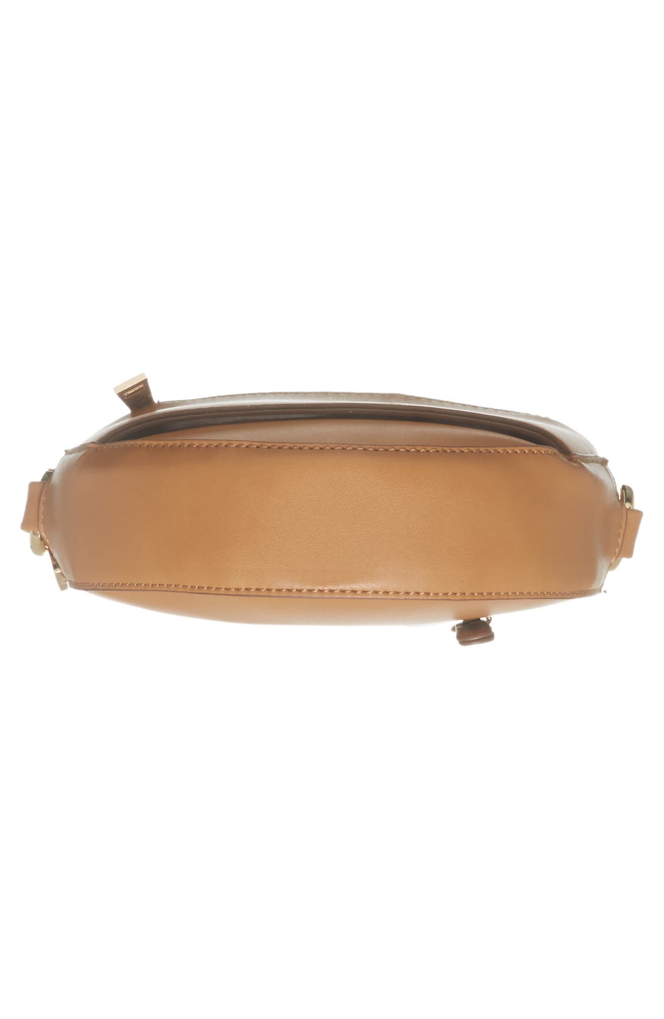 Faux Leather Canteen Crossbody Bag, Alternate, color, CAMEL