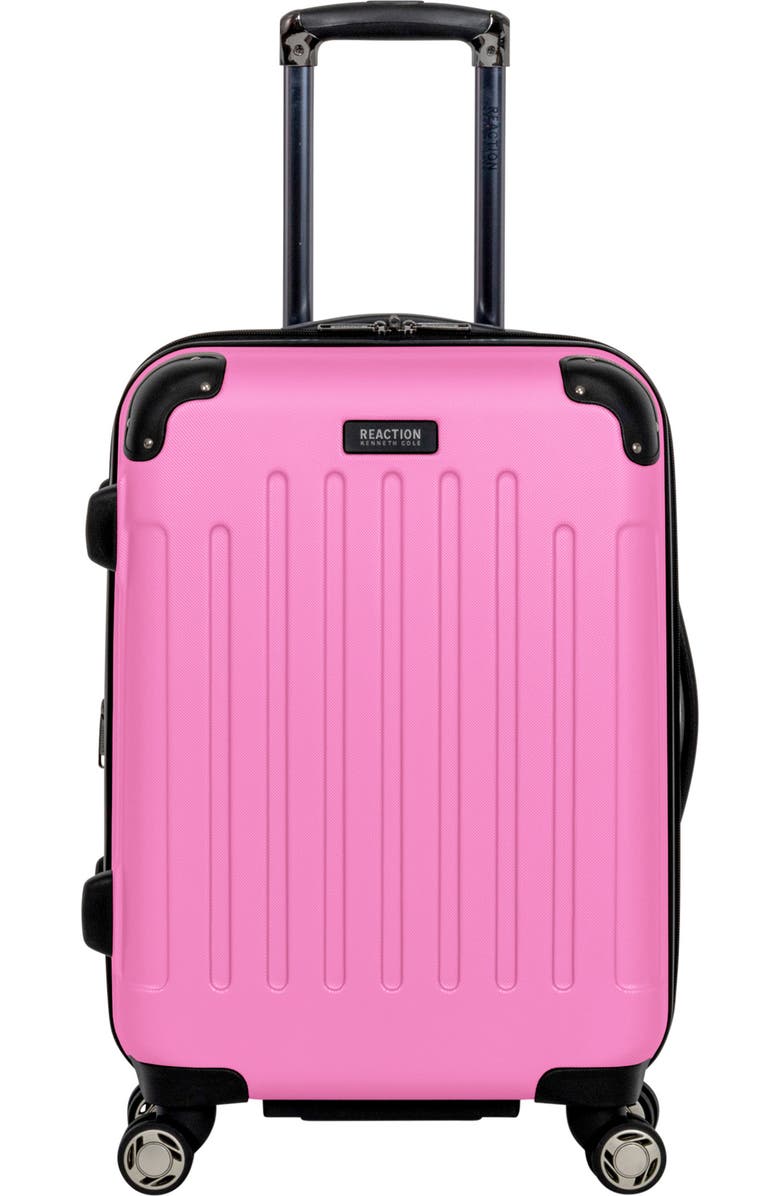 Kenneth Cole Renegade 20” Lightweight Hardside Expandable Carry-On Luggage, Main, color, Watermelon