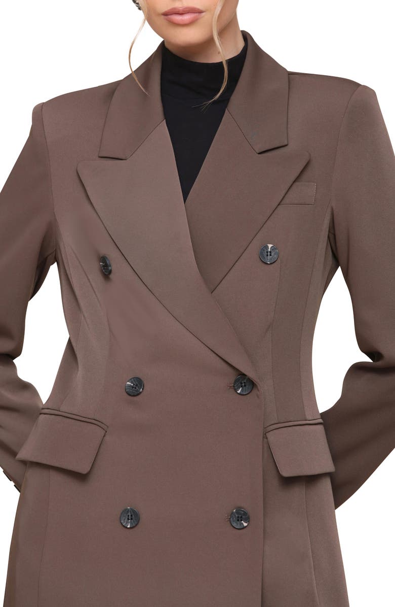 Avec Les Filles Double Breasted Topper Coat, Alternate, color,