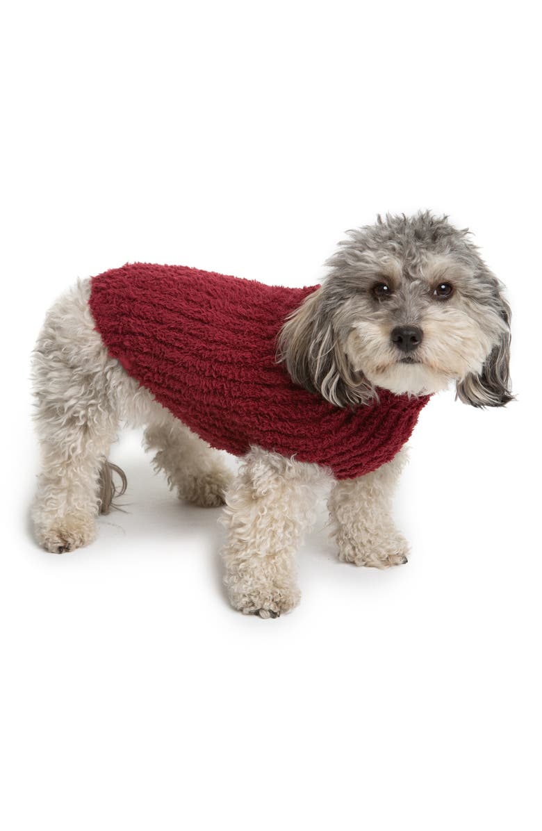 Barefoot Dreams<sup>®</sup> CozyChic<sup>™</sup> Ribbed Dog Sweater, Alternate, color, 