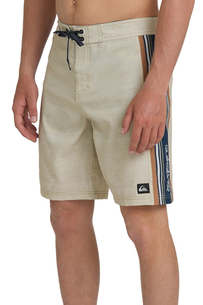 Fade Lines 19" Board Shorts, Alternate, color, TWILL