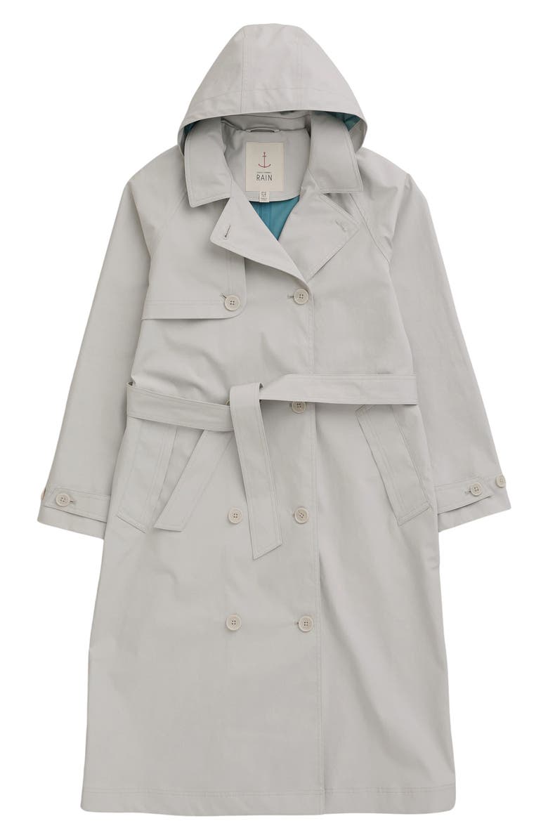 Seasalt Cornwall Penweathers Waterproof Trench Coat, Alternate, color, Driftwood