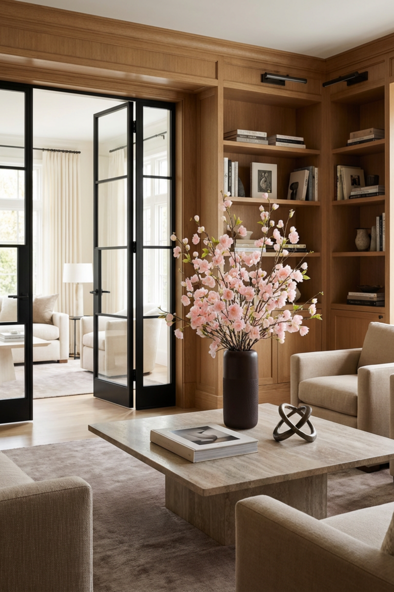 Isadora Cherry Blossom Arrangement, Alternate, color, Pink