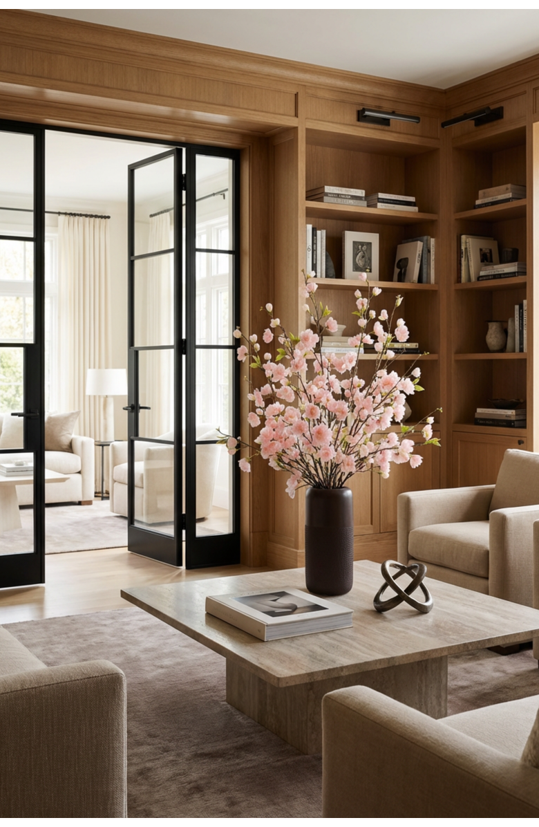 CocoBella Isadora Cherry Blossom Arrangement, Alternate, color, Pink