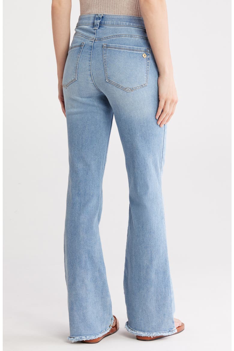 Fray Hem Itty Bitty More Bootcut Jeans, Alternate, color, LIGHT BLUE