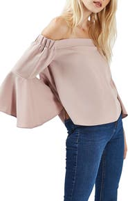 Topshop Ella Off the Shoulder Top