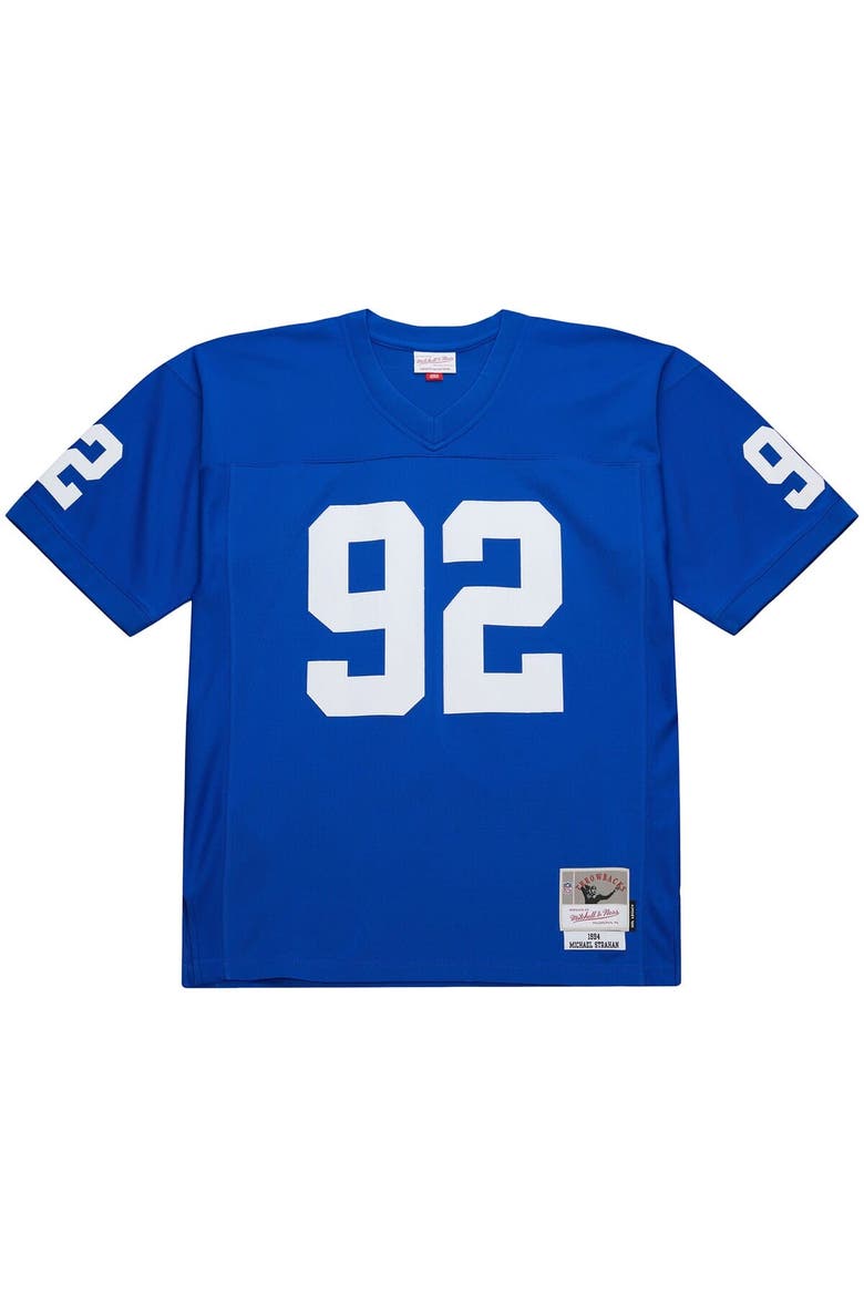 Men's Mitchell & Ness Michael Strahan Royal New York Giants 1994 Legacy Replica Jersey, Alternate, color, Royal