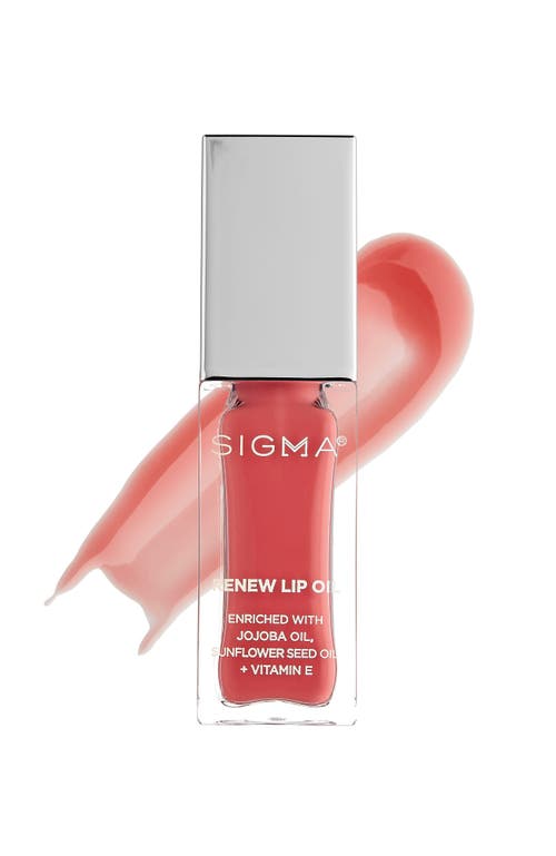 Sigma Beauty Renew Lip Oil In Red
