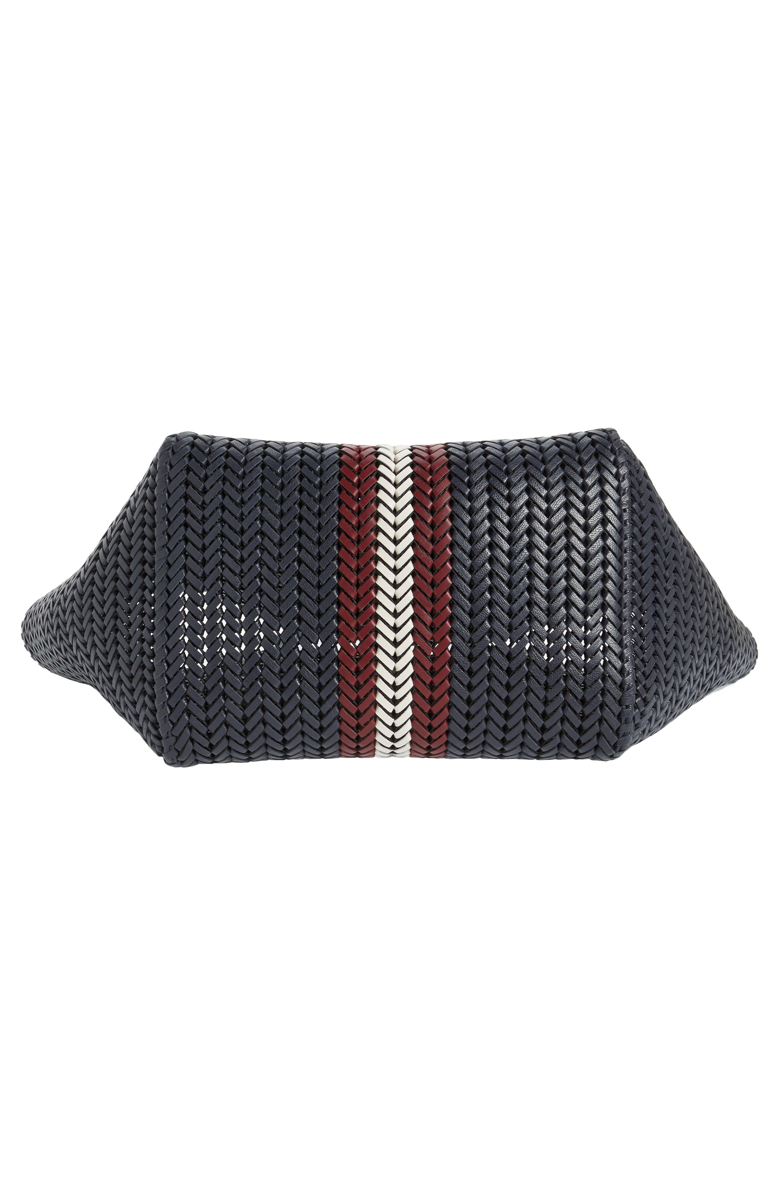 Anya Hindmarch Neeson Square Woven Leather Tote, Alternate, color, 