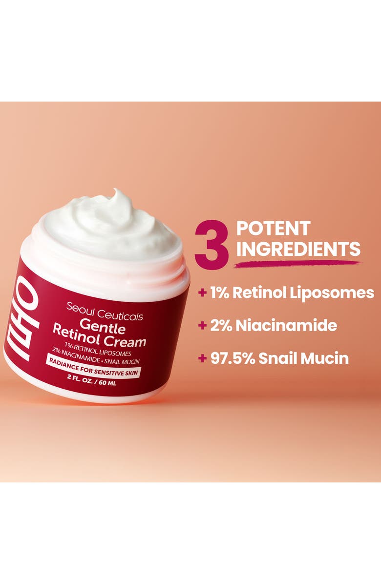 Seoul Ceuticals Korean Skincare Retinol Night Cream, Alternate, color,