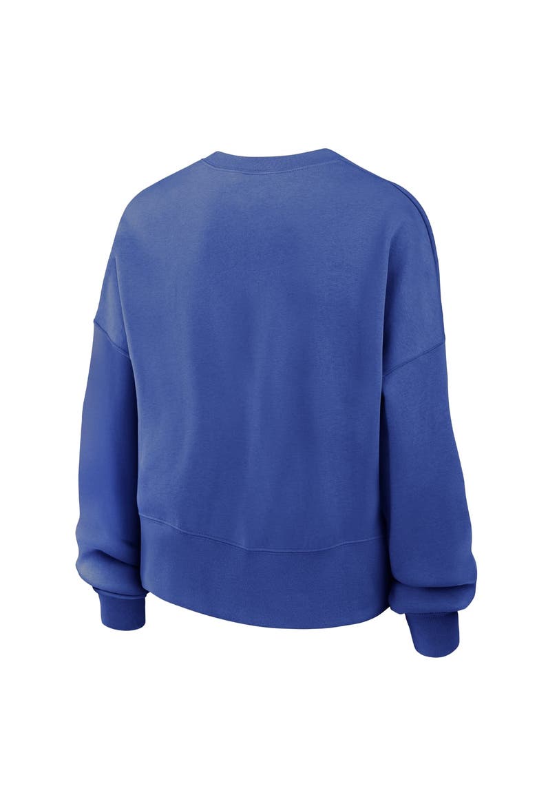 Women's Nike Royal Air Force Falcons Phoenix Fleece Pullover Sweatshirt, Alternate, color, Royal