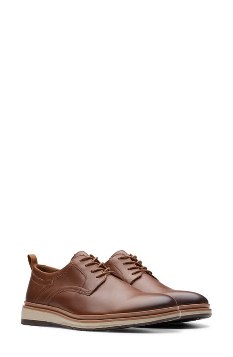 Clarks mens wingtip shoes on sale