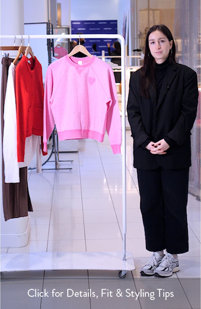 Cloud 9 Reversible Cotton Blend Sweatshirt, sales video thumbnail